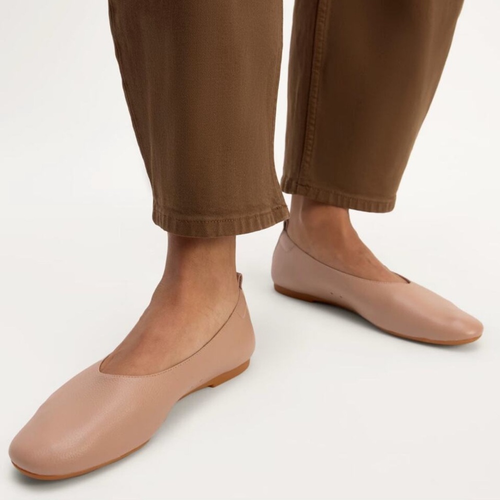 Everlane Italian Leather Day Glove Ballet Flats